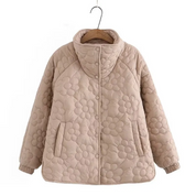 Stylish quilted jacket - Scarlet