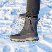 Fashionable mesh mid-calf snow boots - Danial