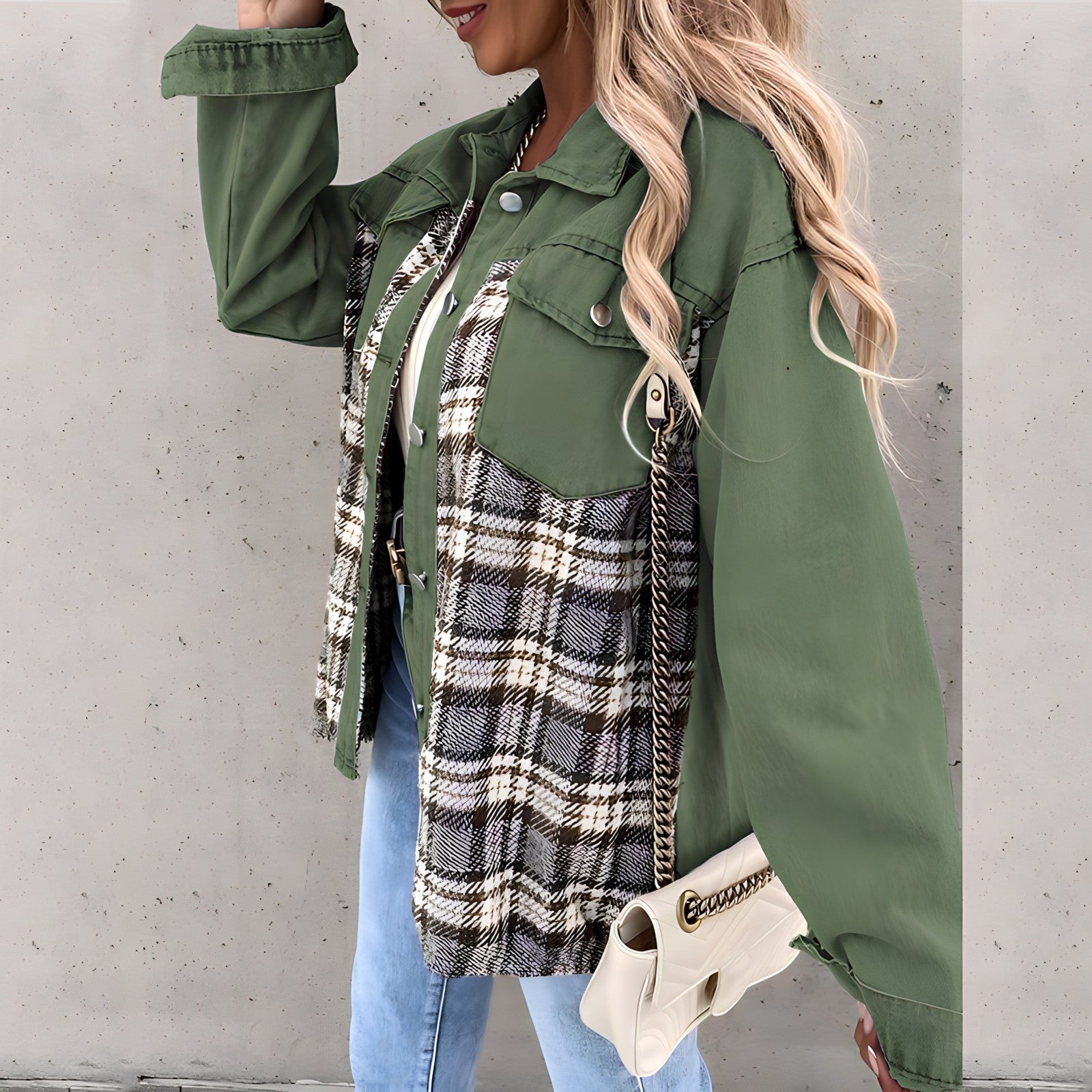 Women's checked jacket - Amirah