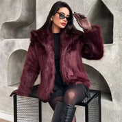 Soft fur jacket for women - Alyssa