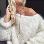 Fashionable and trendy knitted pullover - Gabrielle