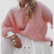 Fashionable and trendy knitted pullover - Gabrielle