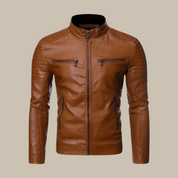 Men's leather biker jacket - Holden