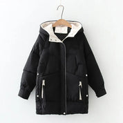 Trendy parka jacket with hood - Xiomara