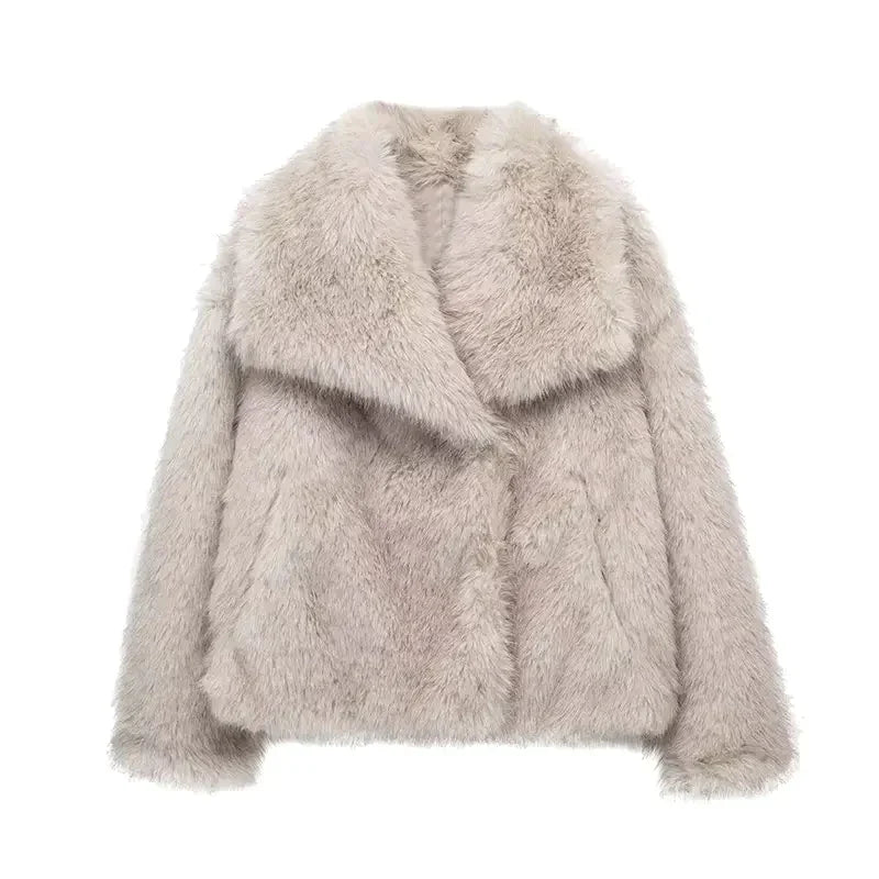 Faux fur jacket - Heidi