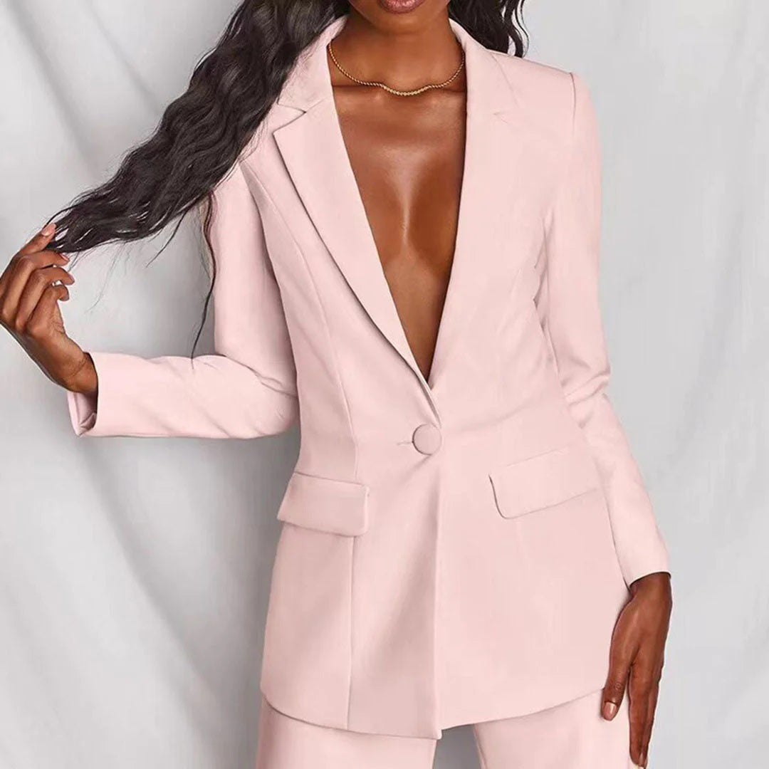 Elegant blazer and trouser set - Eva