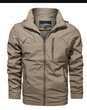 Men's lightweight hooded rain jacket - Luis