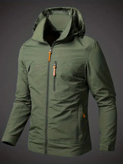 Men's lightweight hooded rain jacket - Luis