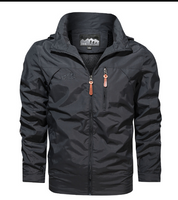 Men's lightweight hooded rain jacket - Luis