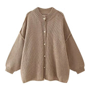 Wide-cut knitted cardigan - Avianna