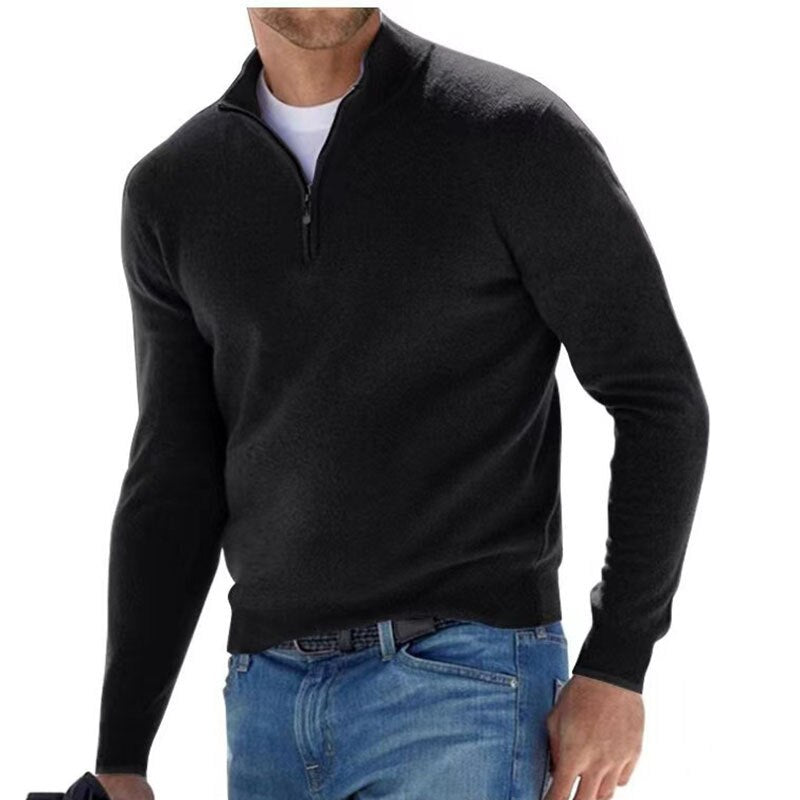 Men's pullover with zip - Cooper