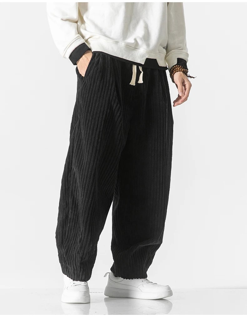 Oversized corduroy trousers for men - Zayn