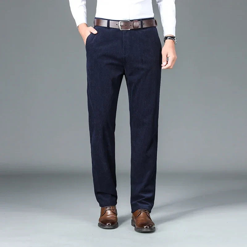 Men's straight-cut corduroy pant - Omar