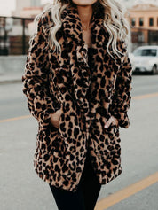 Soft faux fur winter coat - Colette