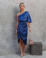 Elegant silk party dress - Natalia