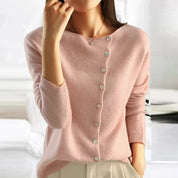 Stylish cardigan with button closure - Averie