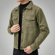 Men's suede leisure jacket - Alex