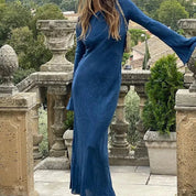 Long-sleeved maxi dress - Rhea