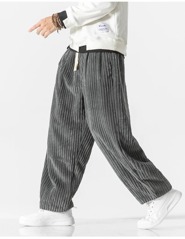 Oversized corduroy trousers for men - Zayn