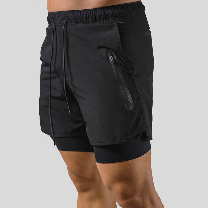 2-in-1 Sports Shorts - Christian