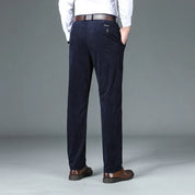 Men's straight-cut corduroy pant - Omar