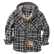 Men's checked hooded jacket - Calvin