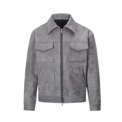 Casual Short Jacket With Zipper - Maddox