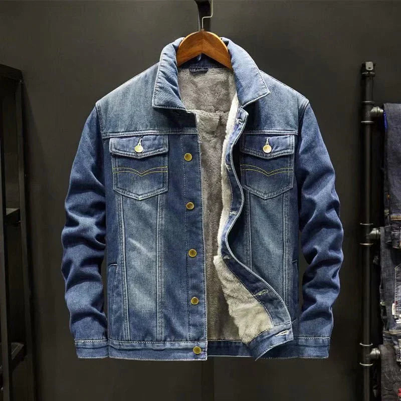 Denim jacket with wool lining - Gavin