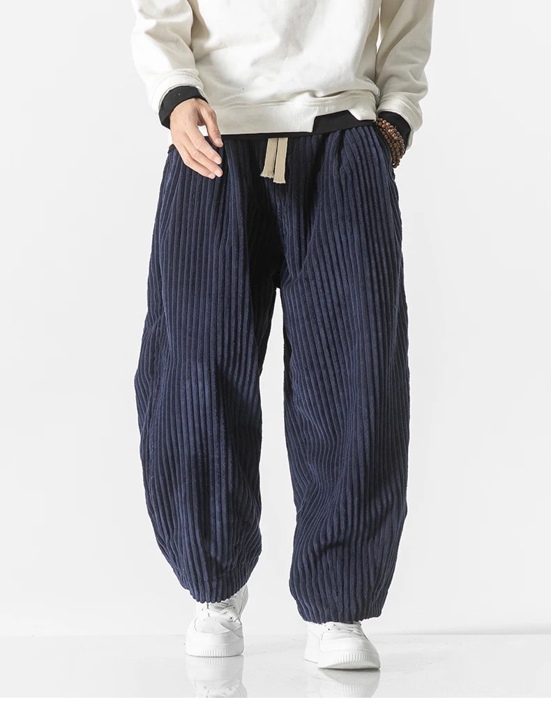 Oversized corduroy trousers for men - Zayn