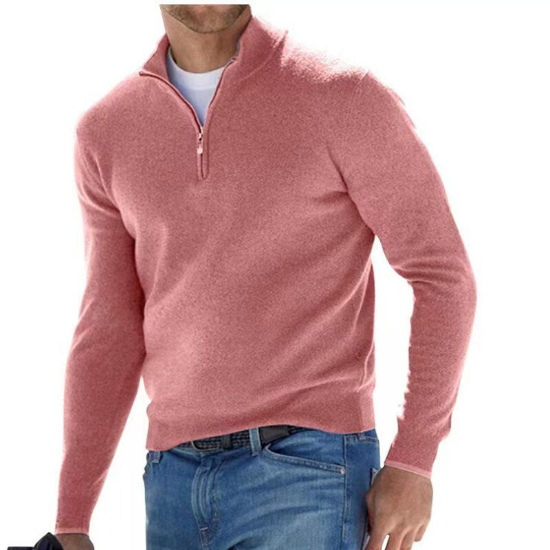 Men's pullover with zip - Cooper