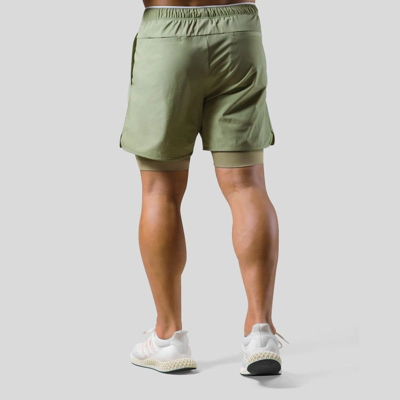 2-in-1 Sports Shorts - Christian