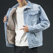 Denim jacket with wool lining - Gavin