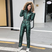 Stylish winter jumpsuit - Magnolia