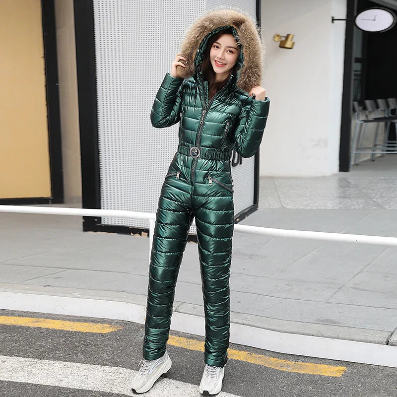 Stylish winter jumpsuit - Magnolia