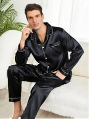 Men's Silk and Satin Pyjama Set - Dean