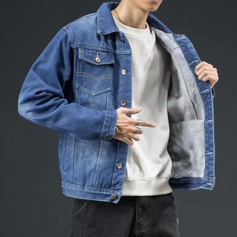 Denim jacket with wool lining - Gavin