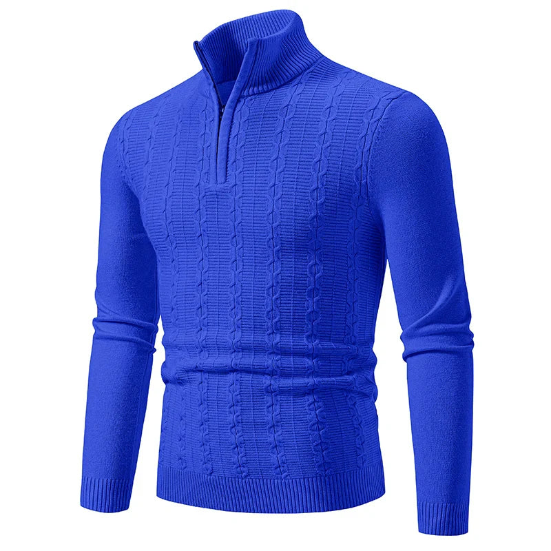 Men's half-zip turtleneck pullover - Maximus