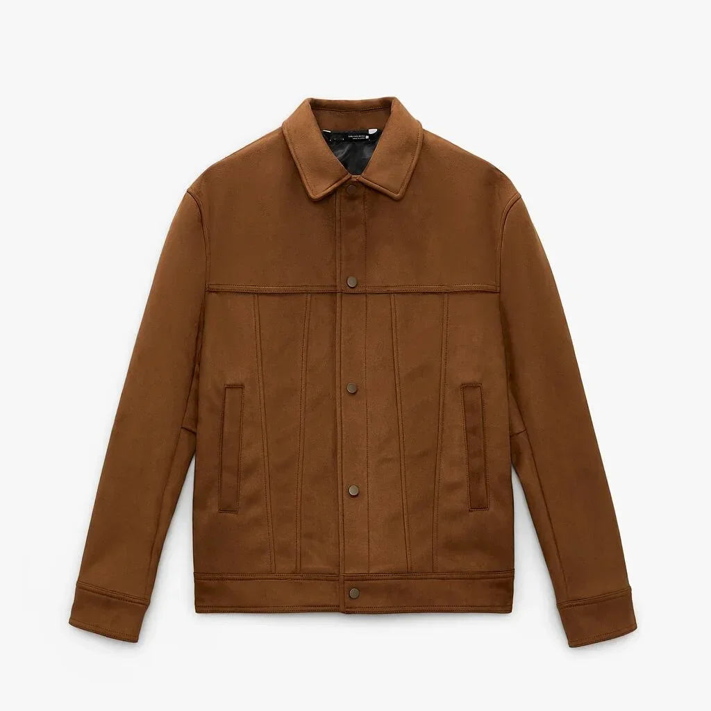 Men's suede jacket - Beckham