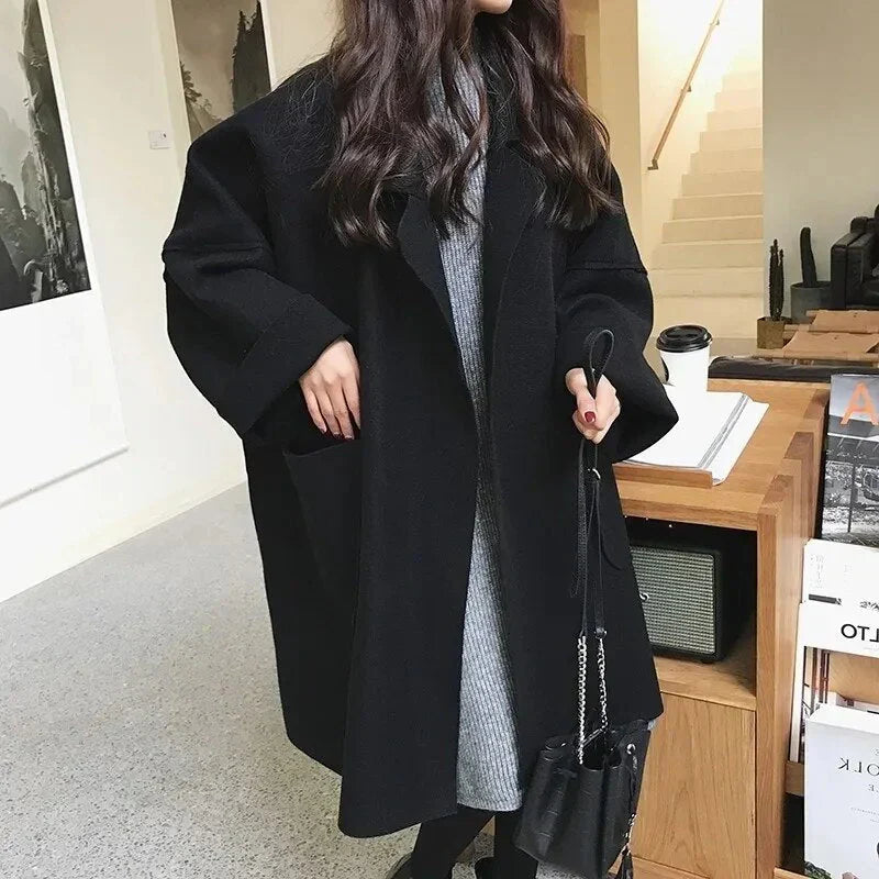 Elegant oversized trench coat - Alicia