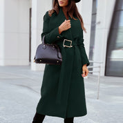 Wool coat with wide collar - Jocelyn