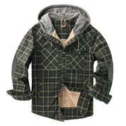 Men's checked hooded jacket - Calvin