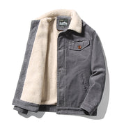 Men's jacket with fur collar - Knox