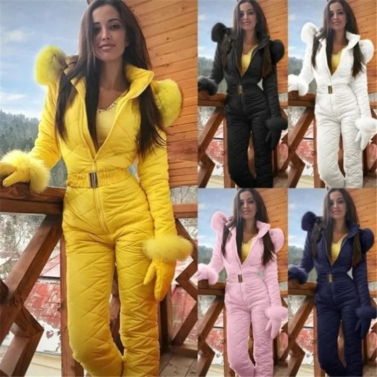 Elegant one-piece winter jumpsuit - Clara