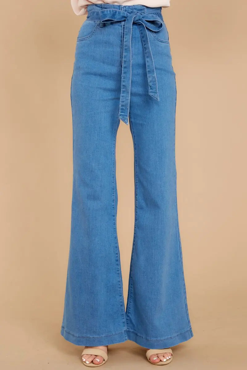 Women's stretchy flared jeans - Ana