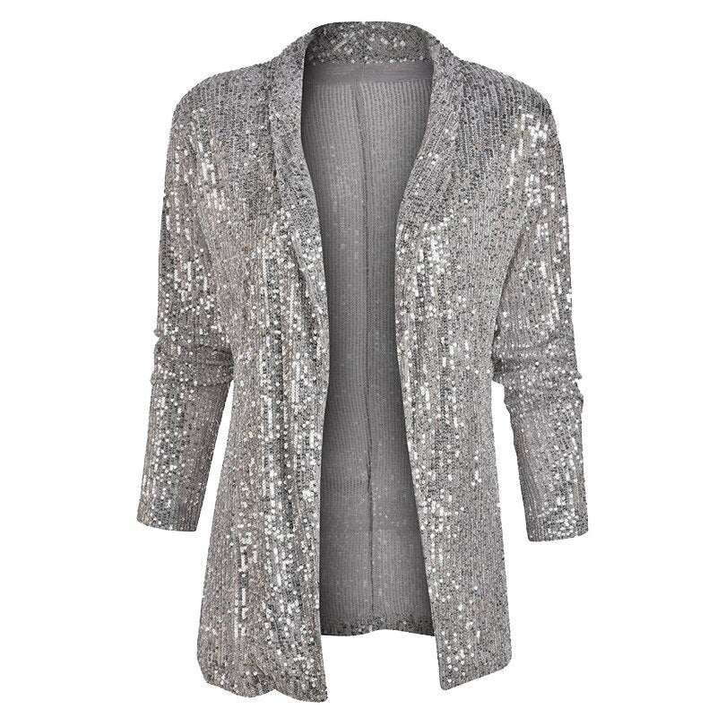 Blazer cardigan with glitter sequins - Eden