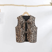 Leopard Spring Gilet - Cora