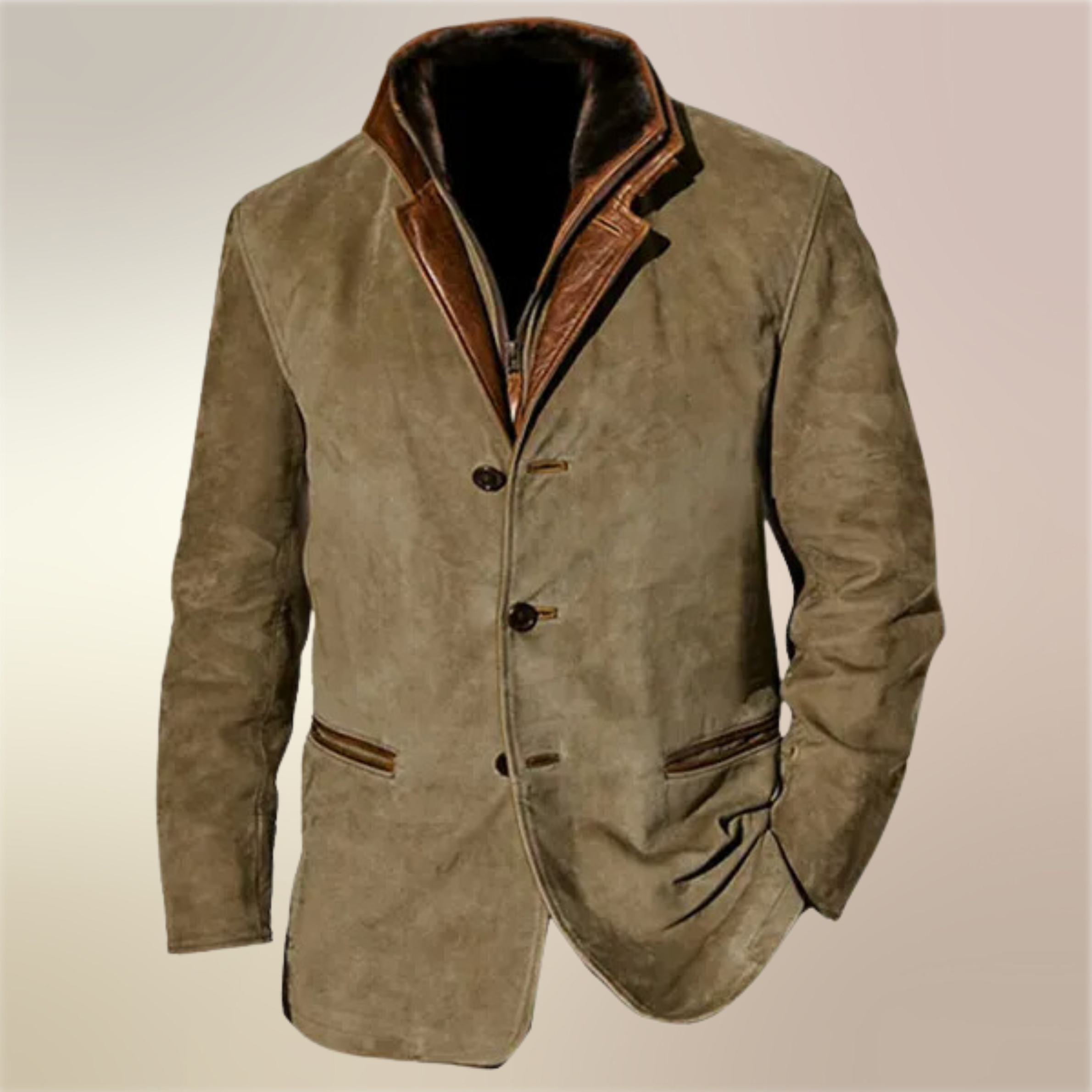 Men's autumn vintage jacket - Brayden