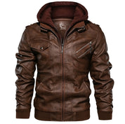 Men's elegant leather jacket - Malcolm