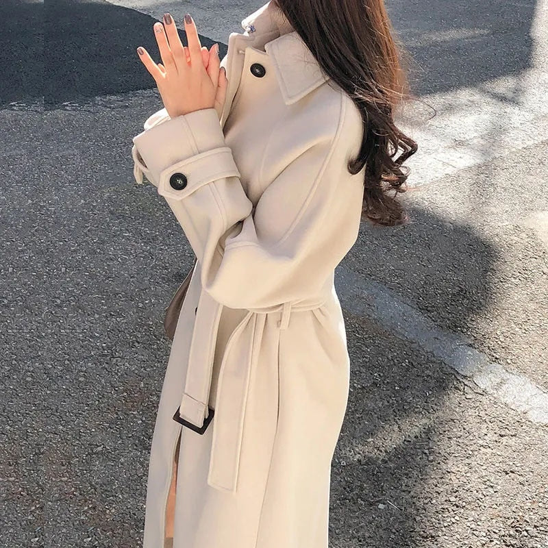 Elegant long coat - Mckenna