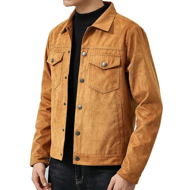 Men's suede leisure jacket - Alex